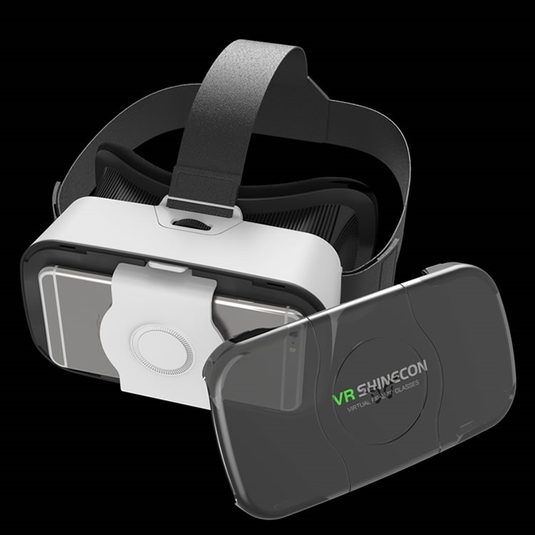 VR SHINECON 3D VR BOX Virtual Reality Glasses for iPhone Samsung-2