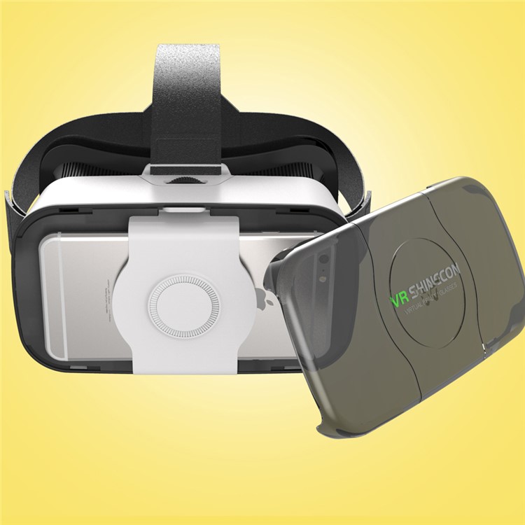 VR SHINECON 3D VR BOX Virtual Reality Glasses for iPhone Samsung-9