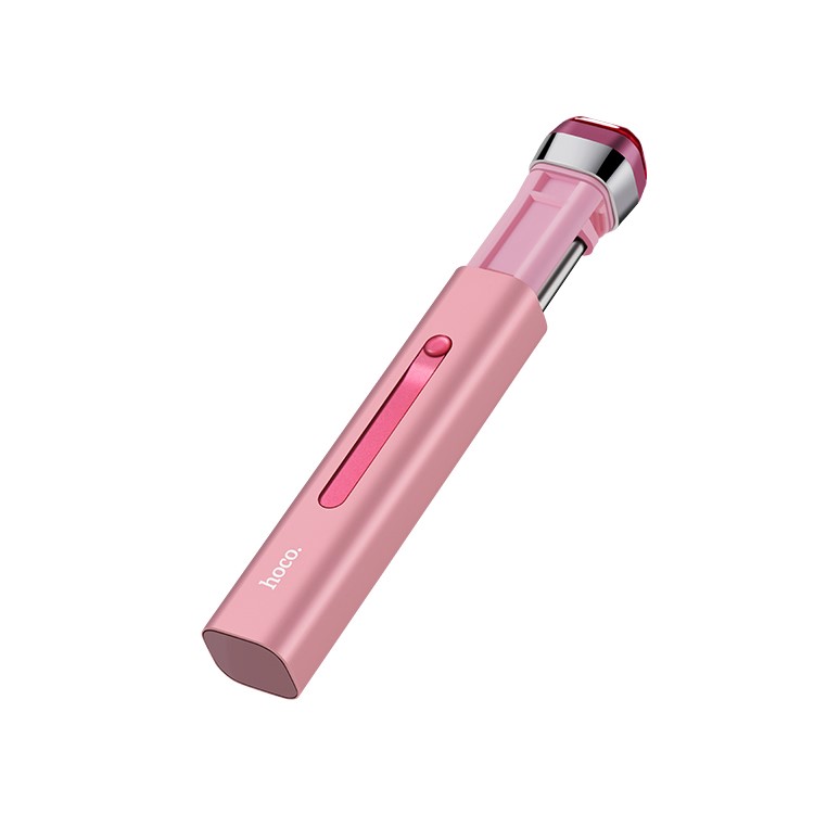 HOCO K1 Extendable 3.5mm Plug Wire Controllable Selfie Stick for iPhone Samsung Huawei - Rose Gold-4