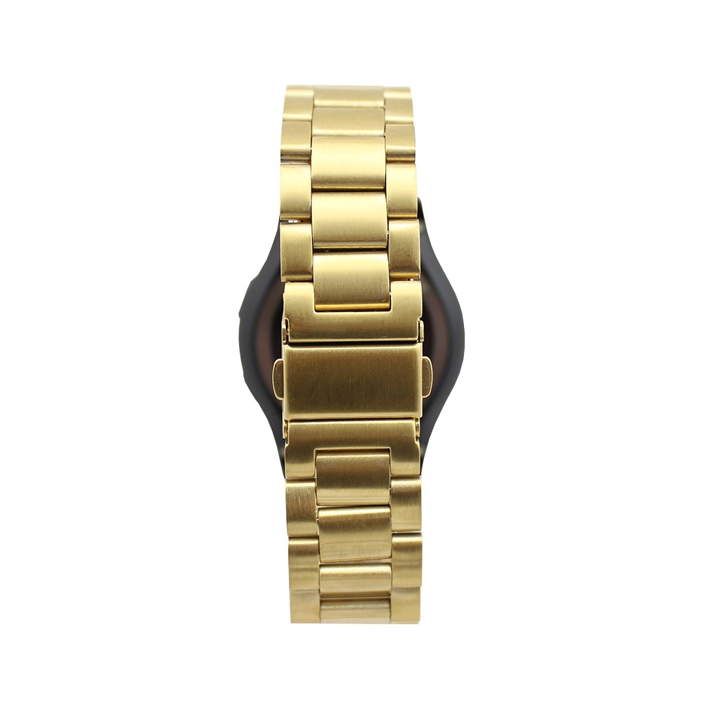 Cinturino In Metallo Pieghevole A Fascia In Acciaio Inox Per Campana Per Samsung Gear S3 Frontiera / S3 Classic. - Color Oro