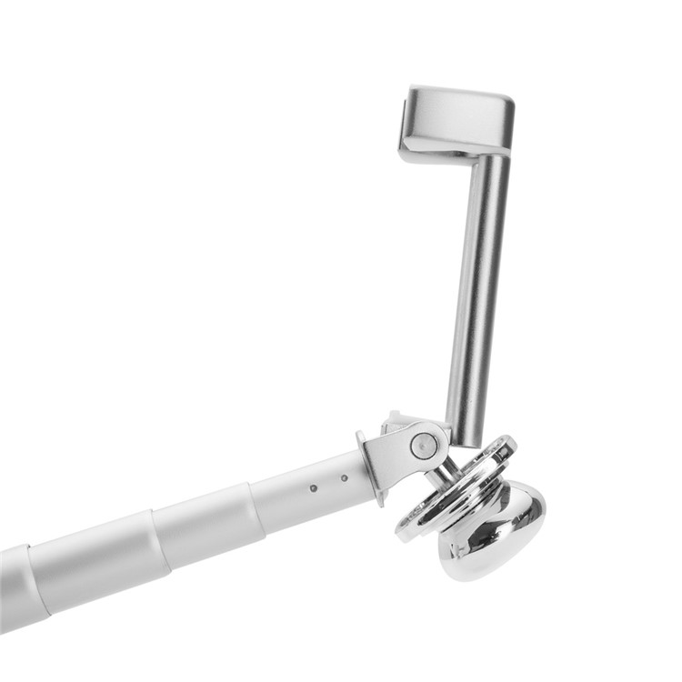 S1 Mini Lipstick Wired Monopod Extendable Selfie Stick for iPhone 6s/Huawei nova Etc - Silver Color-9