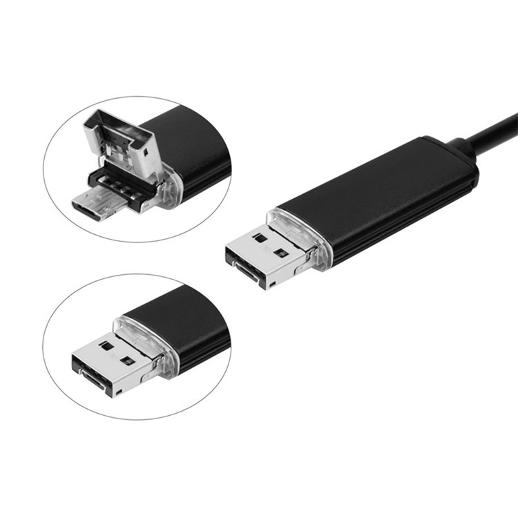 AN99 2M 8mm 6-LED 2.0MP HD 720P Android PC USB Waterproof Endoscope Inspection Video Camera - Black-6