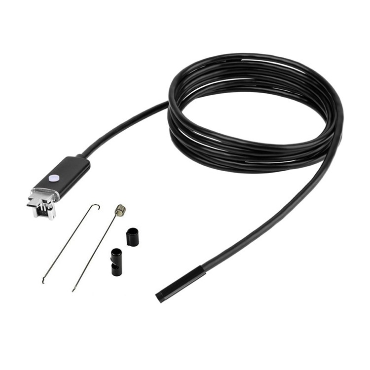 AN99 2M 8mm 6-LED 2.0MP HD 720P Android PC USB Waterproof Endoscope Inspection Video Camera - Black-9