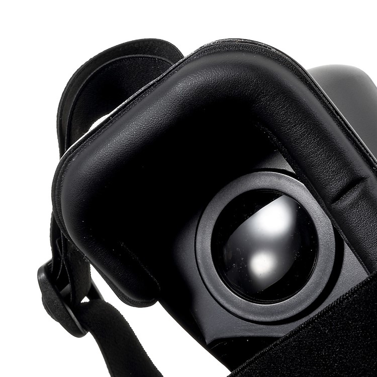 NIJIA 1688C-2 Head Mount 3D VR Virtual Reality for iPhone 7 Plus, 5.5-6.2inch Phones - Black / White-6