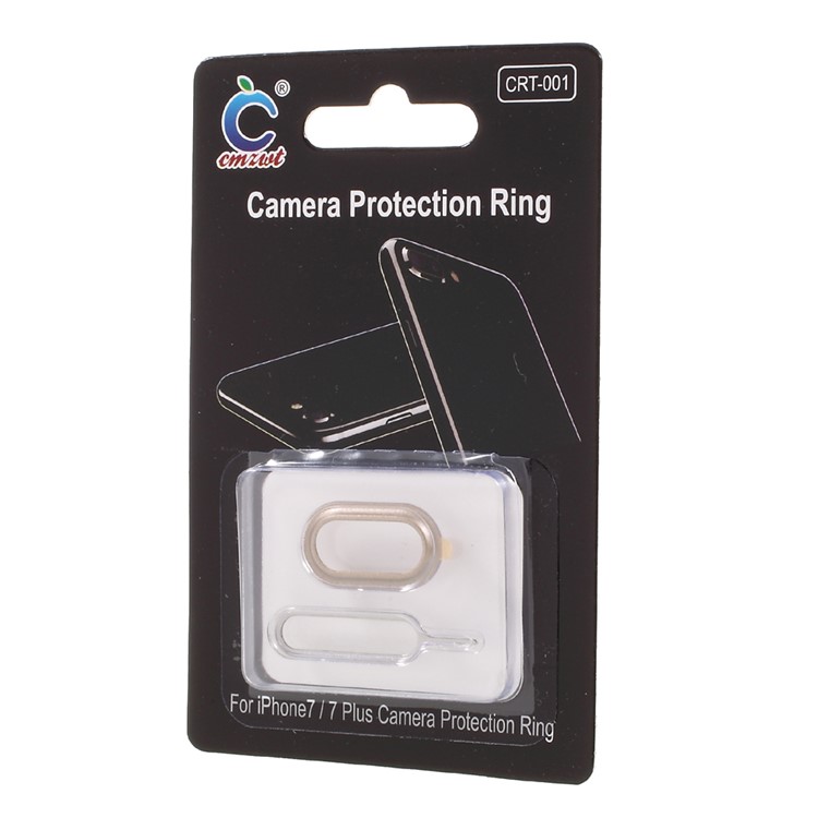 CMZWT Back Camera Lens Protective Ring + Eject Pin for iPhone 7 Plus 5.5 inch - Gold Color-6