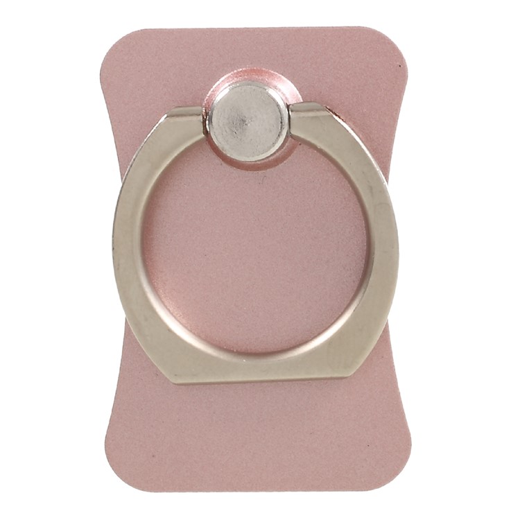 CMZWT Metal Ring Holder Finger Grip Stand for Cellphone Tablet - Rose Gold Color-2