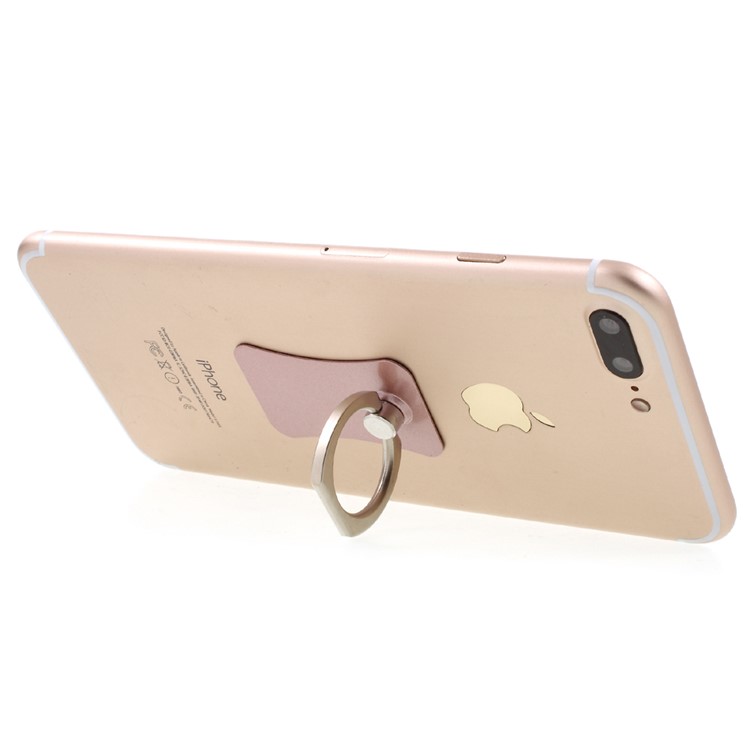 Soporte de Agarre Del Dedo Del Anillo de Metal CMZWT Para la Tableta Del Teléfono Celular - Color de Oro Rosa