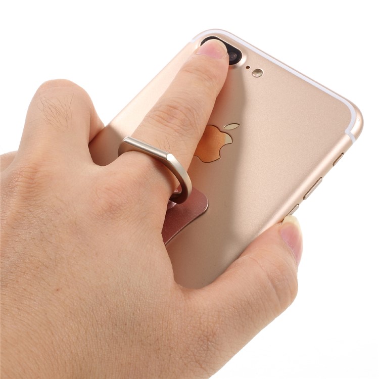 CMZWT Metal Ring Holder Finger Grip Stand for Cellphone Tablet - Rose Gold Color-5