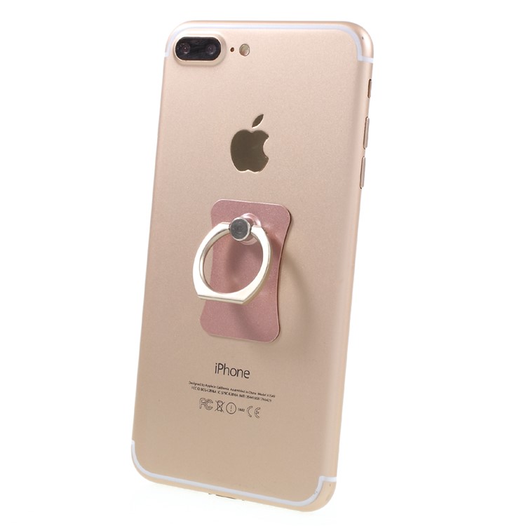 CMZWT Metal Ring Holder Finger Grip Stand for Cellphone Tablet - Rose Gold Color-6