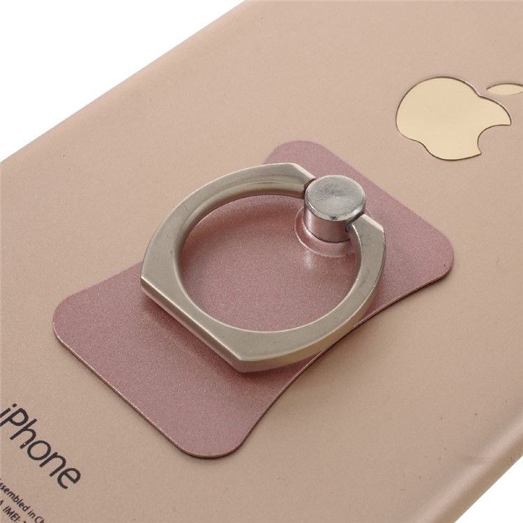 CMZWT Metal Ring Holder Finger Grip Stand for Cellphone Tablet - Rose Gold Color-7