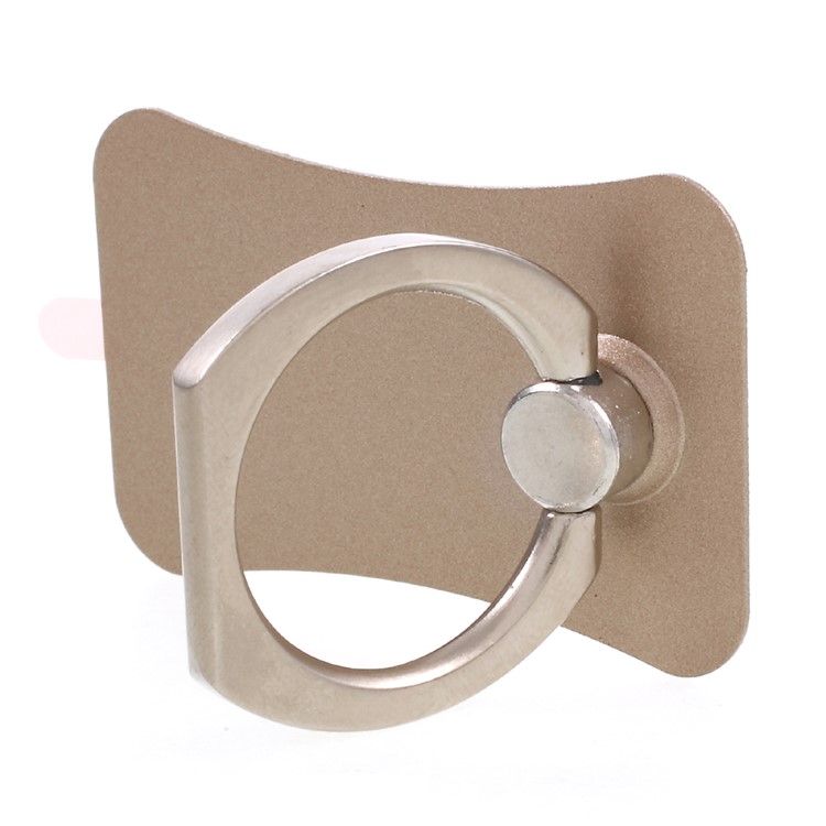 CMZWT Metal Finger Ring Grip Stand 360-Degree Rotation for Cellphone Tablet - Gold Color-3