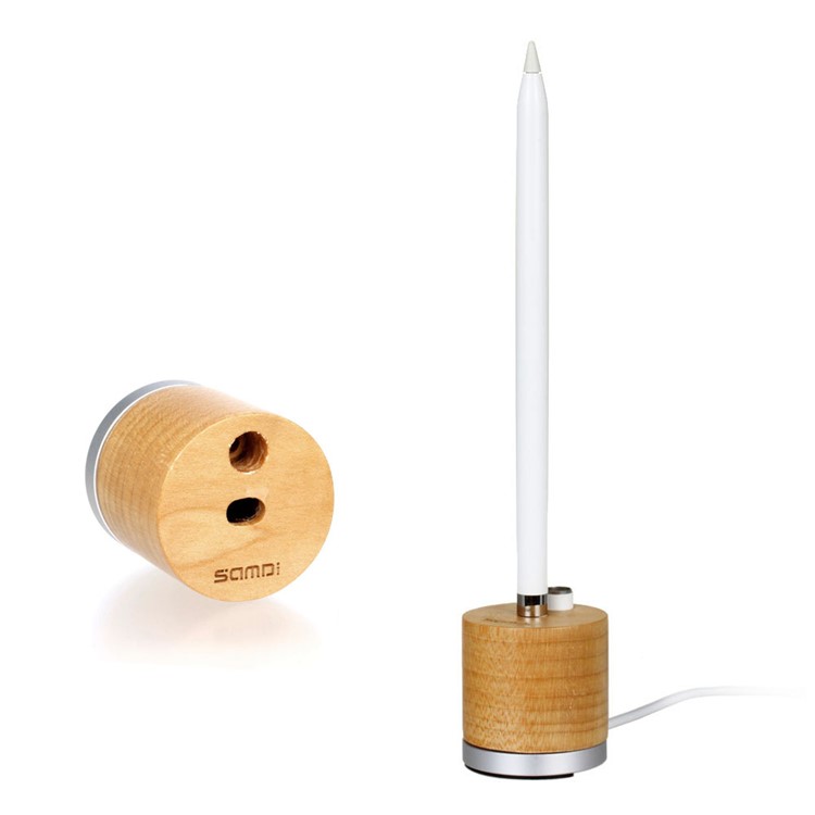 SAMDI Apple Pencil Stand Charger Dock Holder for Apple iPad Pro Pencil - White Birch-2