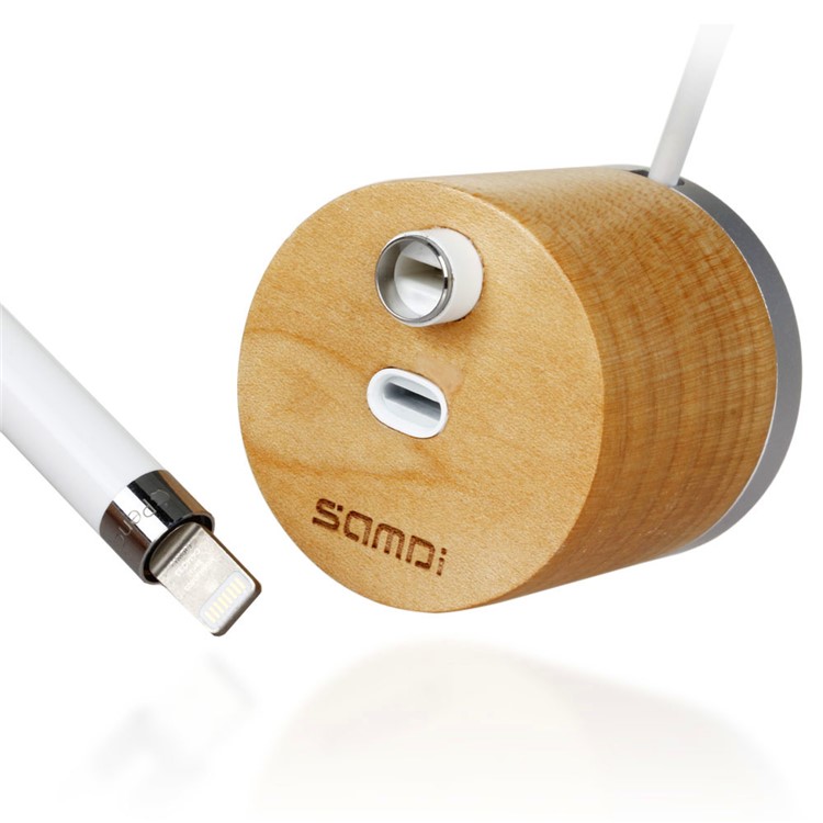 SAMDI Apple Pencil Stand Charger Dock Holder for Apple iPad Pro Pencil - White Birch-3