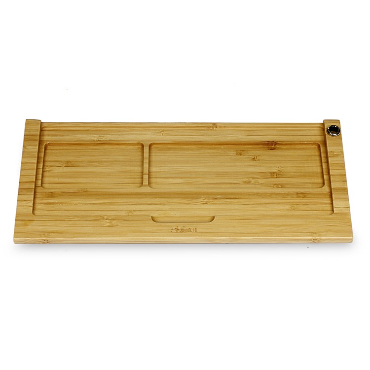 SAMDI Wooden Keyboard Tray Holder for Apple iMac Bluetooth Keyboard 2 Generation - Bamboo-5
