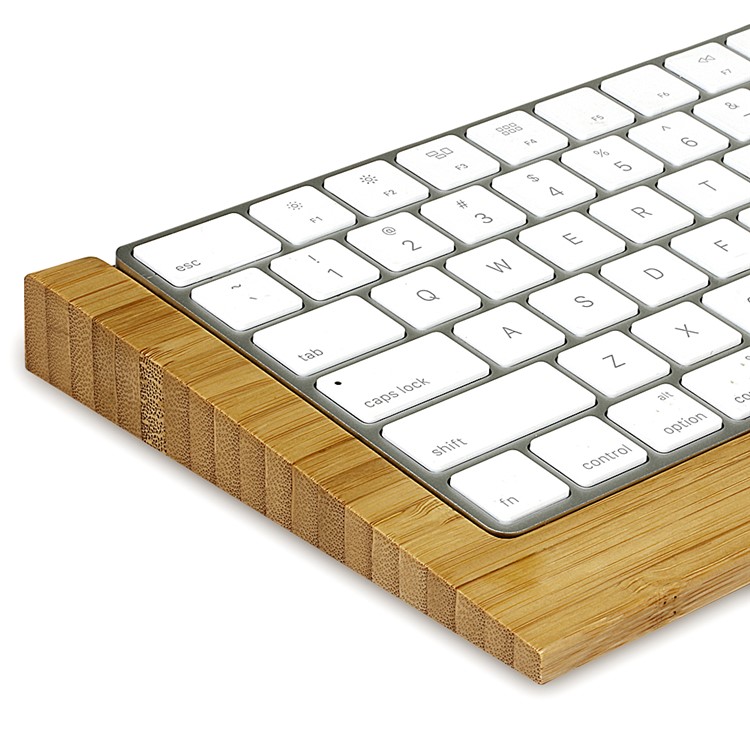 SAMDI Wooden Keyboard Tray Holder for Apple iMac Bluetooth Keyboard 2 Generation - Bamboo-8