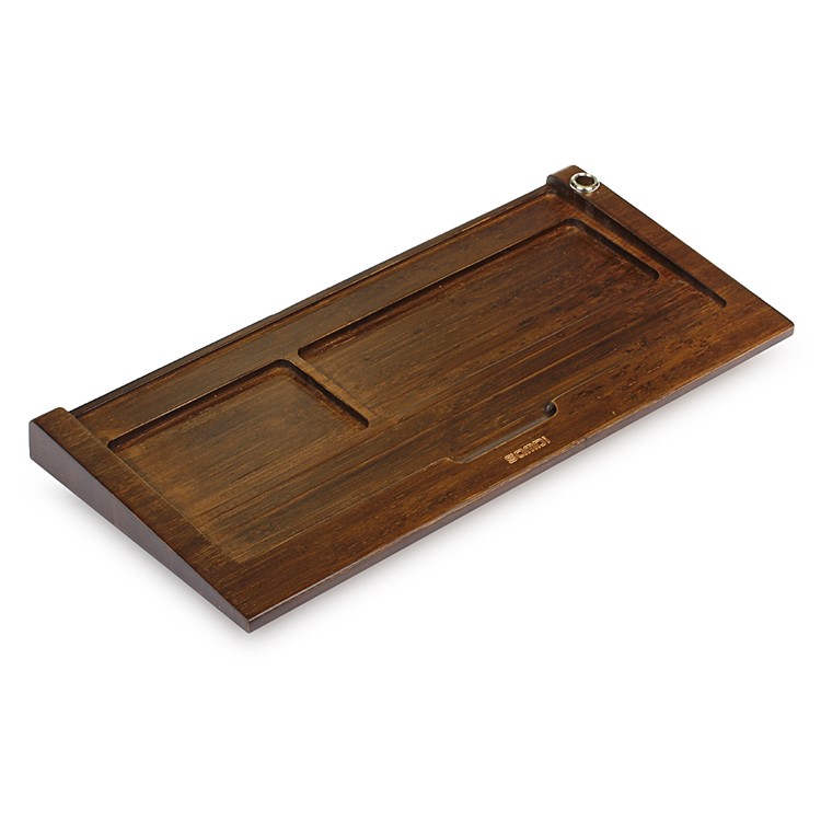 SAMDI Wooden Keyboard Tray Stand for Apple iMac Bluetooth Keyboard 2 Generation - Walnut Wood-7