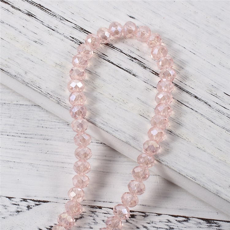 Bandoulière extensible universel translucide à cordon long pour appareil photo portable - Rose-4