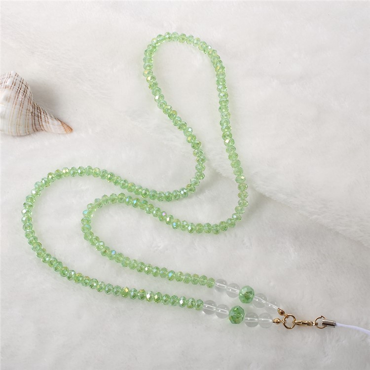Translucent Universal Detachable Long Neck Strap Lanyard for Cellphone Camera - Green-2