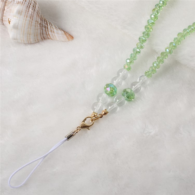 Translucent Universal Detachable Long Neck Strap Lanyard for Cellphone Camera - Green-4