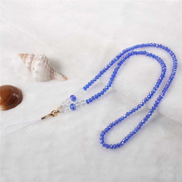 Universal Long Lanyard Neck Strap for Cellphone Camera - Blue-1