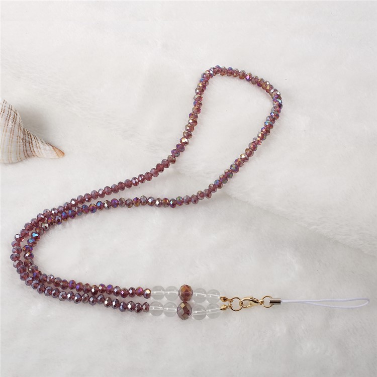 Detachable Universal Long Lanyard Neck Strap for Cellphone Camera - Brown-2