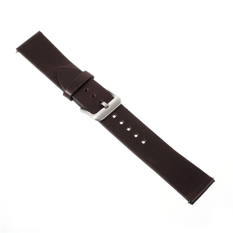 Breathable Genuine Leather Watch Band Bracelet for Samsung Gear S3 Frontier / S3 Classic - Black-1