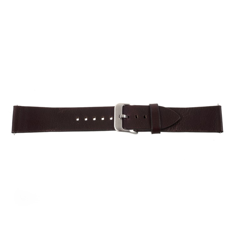 Breathable Genuine Leather Watch Band Bracelet for Samsung Gear S3 Frontier / S3 Classic - Black-2