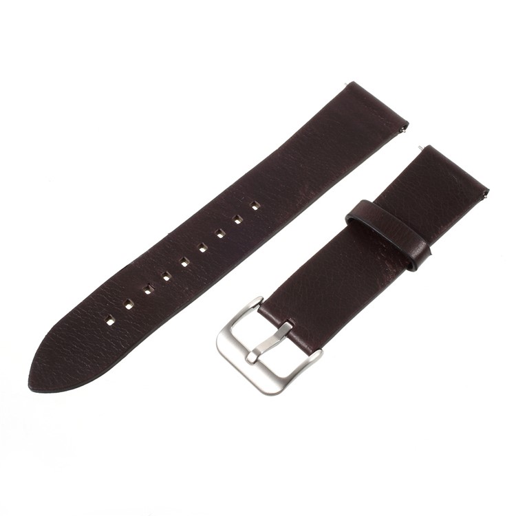 Breathable Genuine Leather Watch Band Bracelet for Samsung Gear S3 Frontier / S3 Classic - Black-3