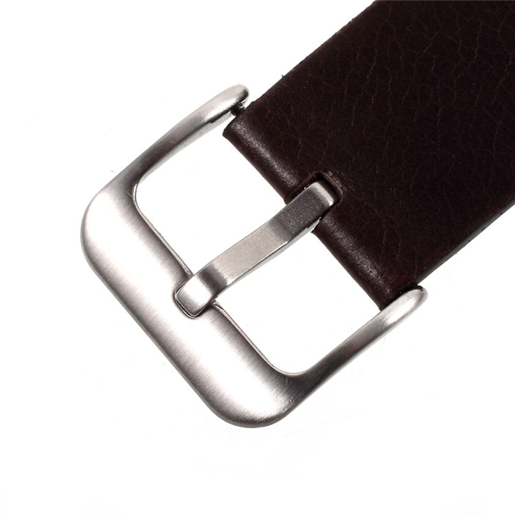 Breathable Genuine Leather Watch Band Bracelet for Samsung Gear S3 Frontier / S3 Classic - Black-4