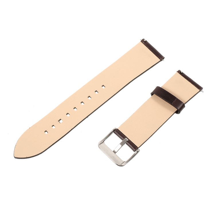 Breathable Genuine Leather Watch Band Bracelet for Samsung Gear S3 Frontier / S3 Classic - Black-5