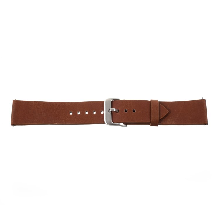 Breathable Genuine Leather Watch Band Wrist Strap for Samsung Gear S3 Frontier / S3 Classic - Brown-2