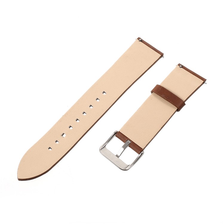 Breathable Genuine Leather Watch Band Wrist Strap for Samsung Gear S3 Frontier / S3 Classic - Brown-4