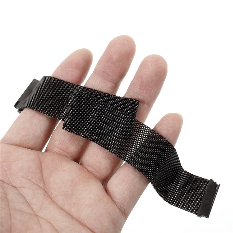 Mesh Magnetic Milanese Watch Band for Samsung Gear S3 Classic / Frontier - Black-9