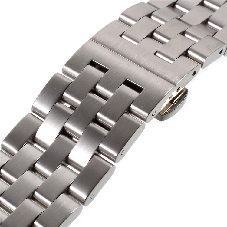Stainless Steel Watch Band Wrist Bracelet for Samsung Gear S3 Frontier / S3 Classic - Silver Color-8