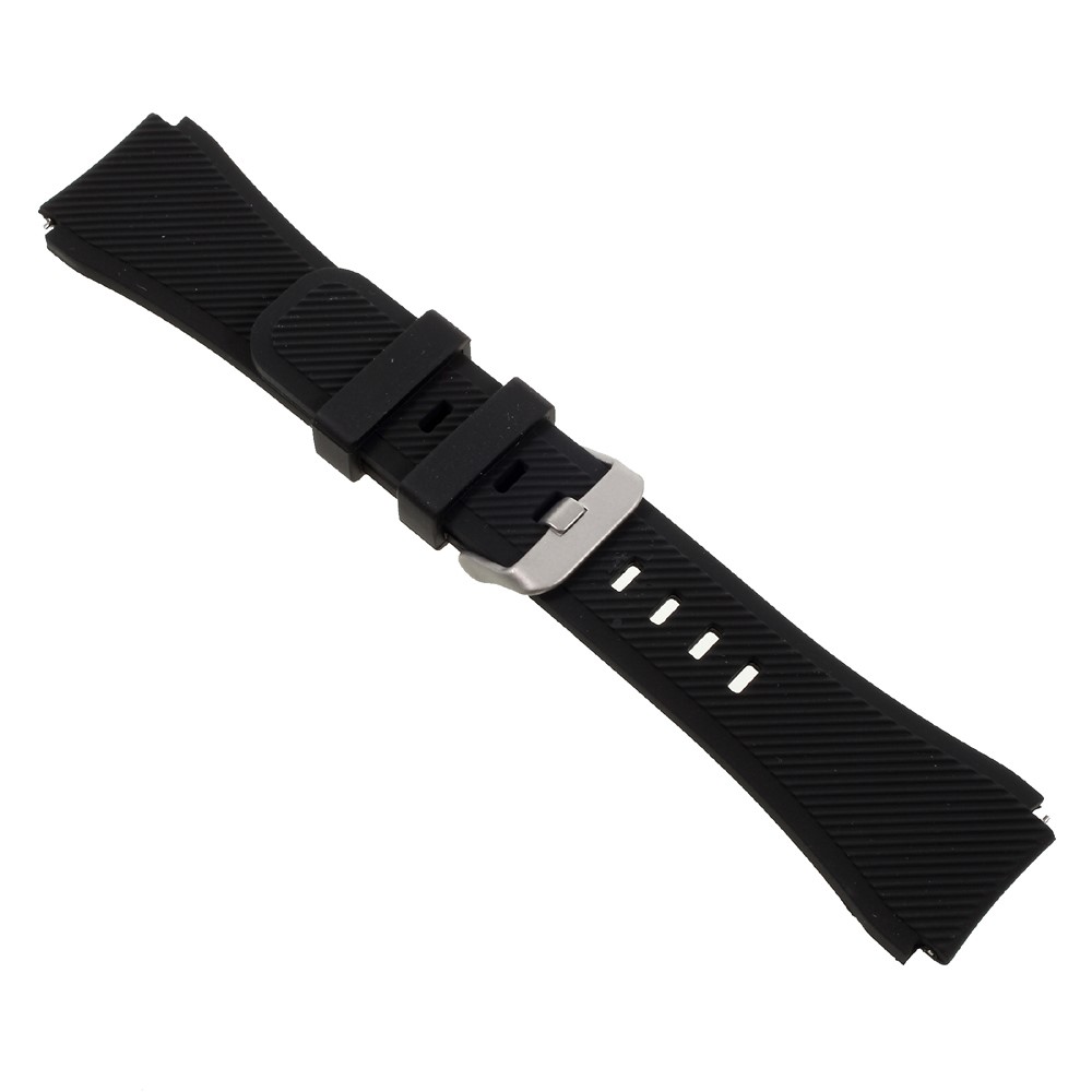 Sport Silicone Watch Band for Samsung Gear S3 Classic / Frontier - Black-4