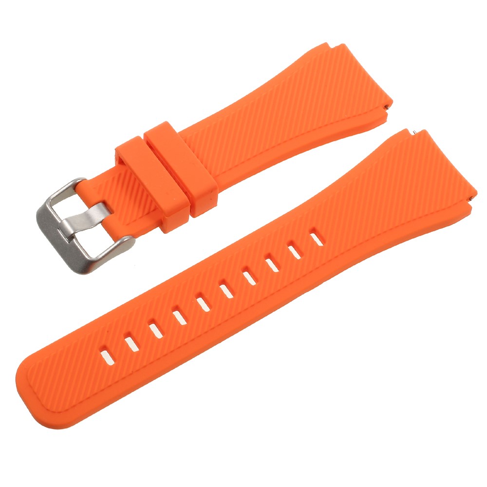 Silicone Watch Strap Watchband for Samsung Gear S3 Classic / Frontier - Orange-1