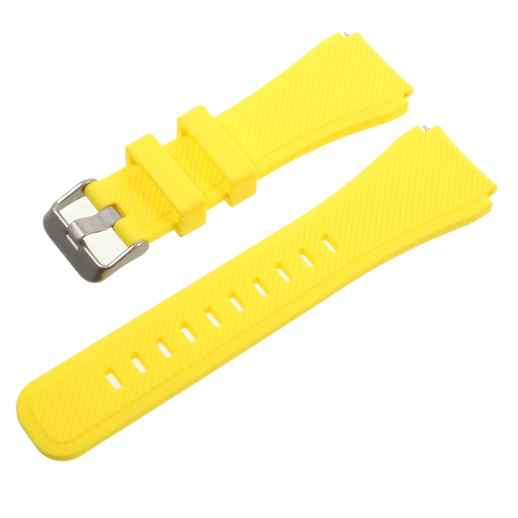 Watch Band Soft Silicone Strap for Samsung Gear S3 Classic / Frontier - Yellow-1
