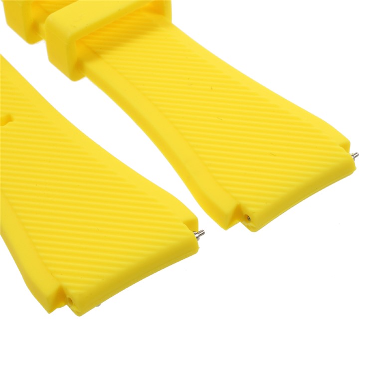 Watch Band Soft Silicone Strap for Samsung Gear S3 Classic / Frontier - Yellow-2
