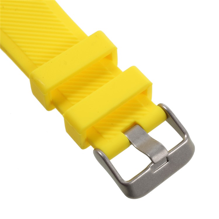 Watch Band Soft Silicone Strap for Samsung Gear S3 Classic / Frontier - Yellow-3