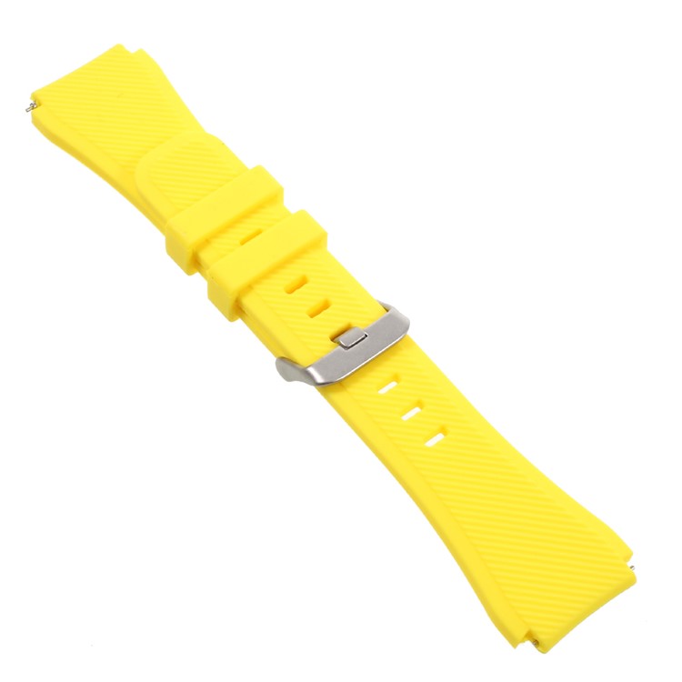 Watch Band Soft Silicone Strap for Samsung Gear S3 Classic / Frontier - Yellow-4