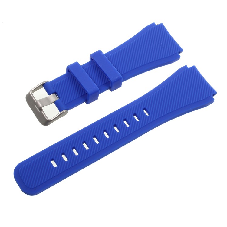Silicone Soft Wrist Watchband for Samsung Gear S3 Classic / Frontier - Dark Blue-1