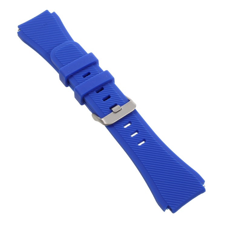 Silicone Soft Wrist Watchband for Samsung Gear S3 Classic / Frontier - Dark Blue-4