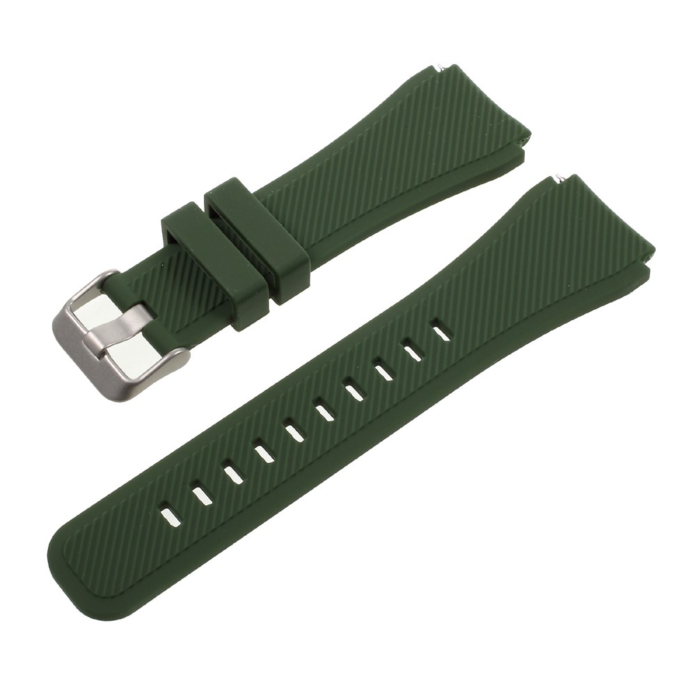 Wrist Watch Band Silicone Strap for Samsung Gear S3 Classic / Frontier - Army Green-1