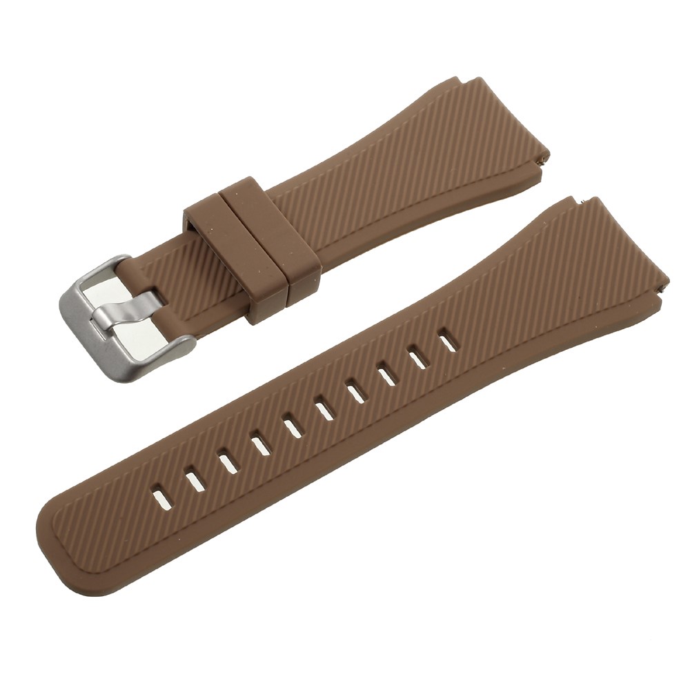 Sports Silicone Bracelet Watch Band for Samsung Gear S3 Classic / Frontier - Brown-1