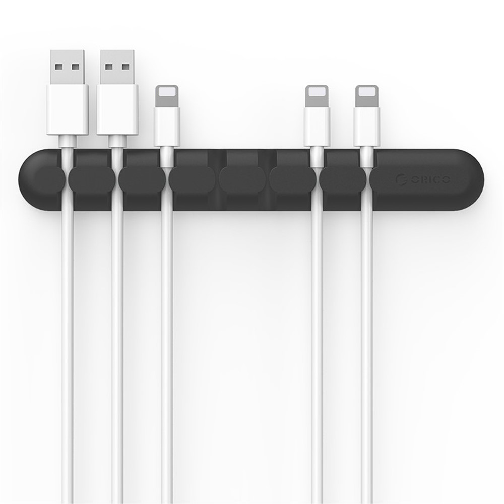 ORICO CBS7 Silicone Charging Cable Earphone Cable Holder - White-1