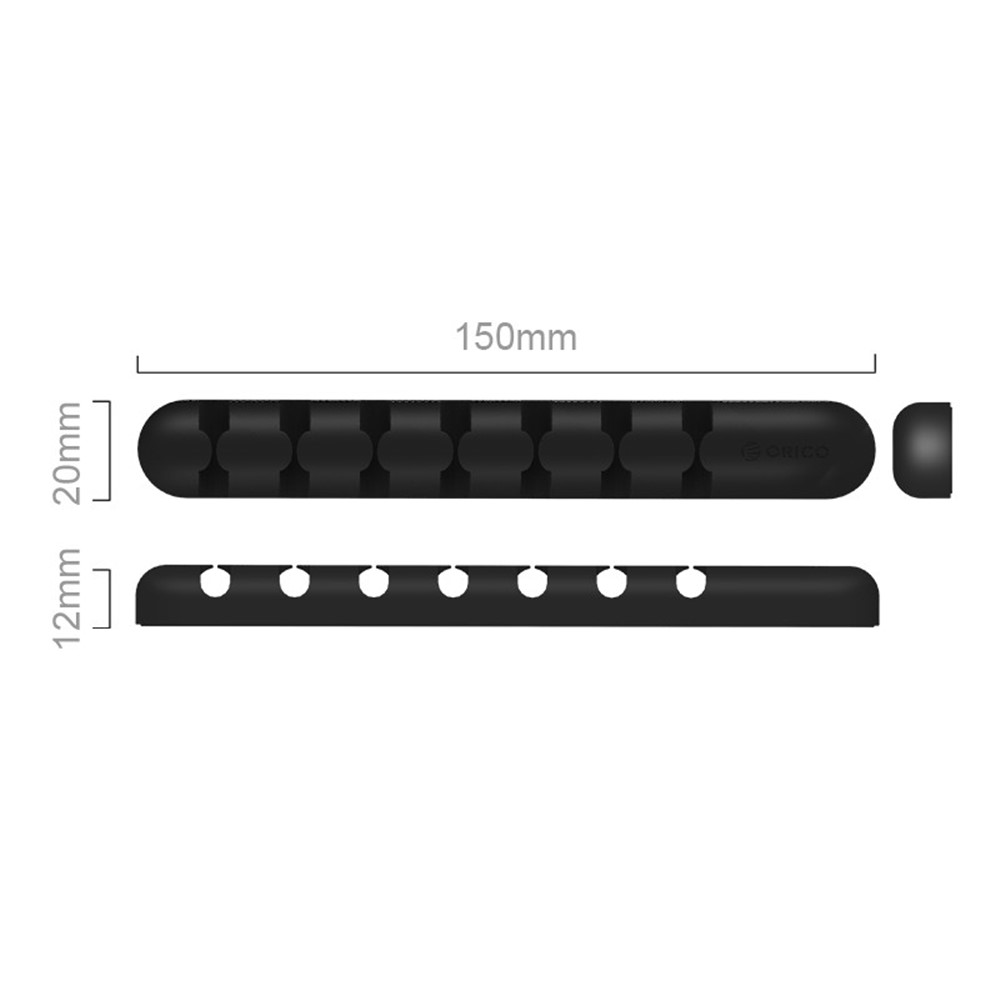 ORICO CBS7 Silicone Charging Cable Earphone Cable Holder - White-4