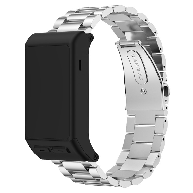 Classic Stainless Steel Watch Strap for Garmin Vivoactive HR - Silver Color-2