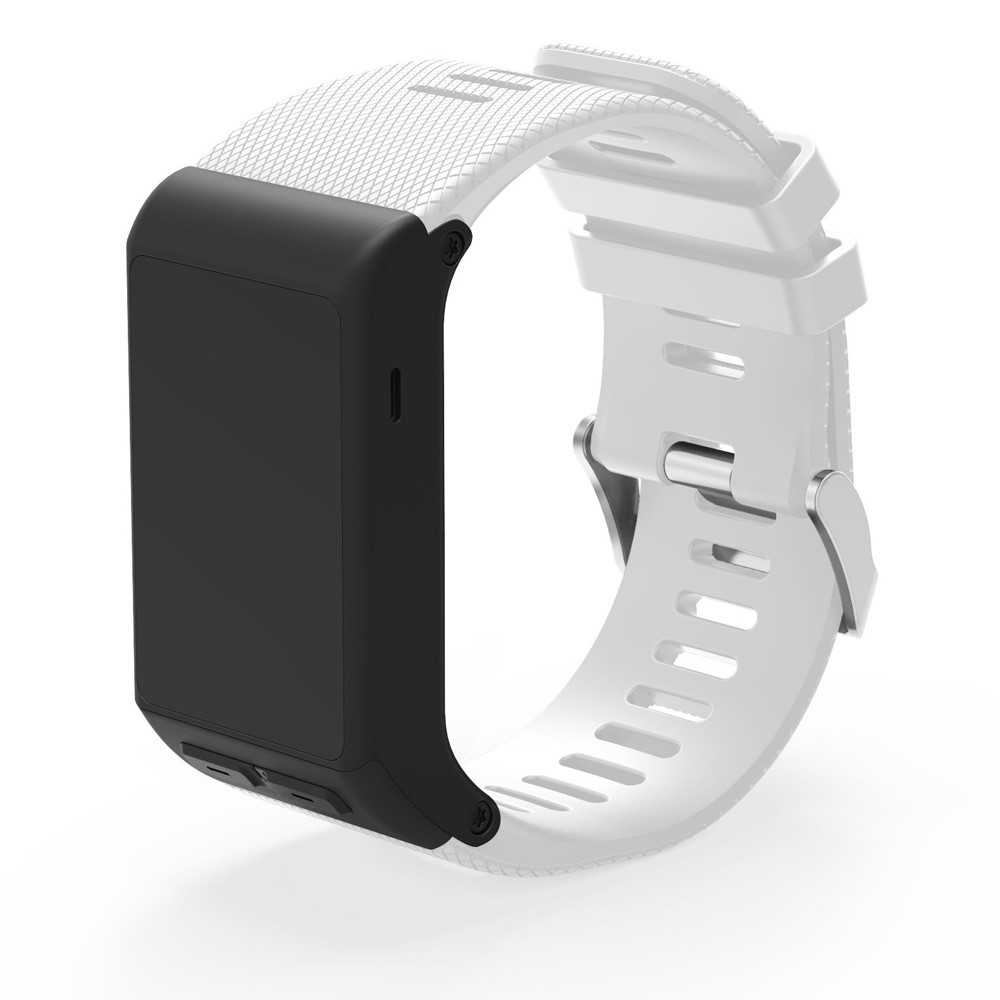 Silicone Watch Band Sport Style Strap for Garmin Vivoactive HR - White-4