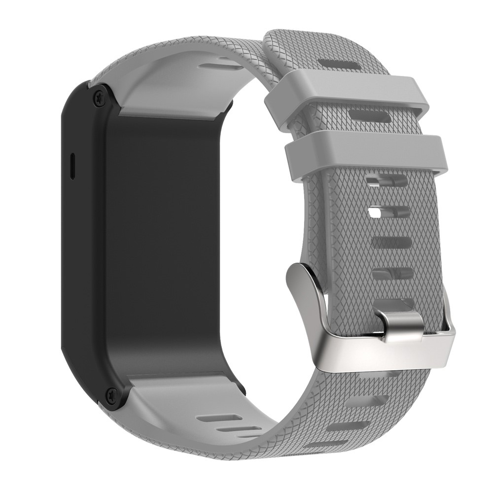 Sport Style Silicone Watch Band Strap for Garmin Vivoactive HR - Grey-2