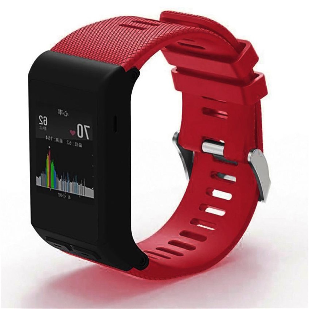 Sport Style Watch Strap Silicone Watchband for Garmin Vivoactive HR - Red-3